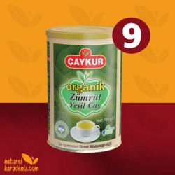 Çaykur Organik Zümrüt Yeşil Çay 125 gr 9 Adet Dökme Bitki Çayı
